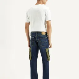 Levi's 541 Navy Regular Fit Colour Block Cargo Jeans image 2