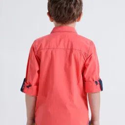 Kate & Oscar Boys Red Shirt image 2