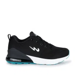 Campus Men's North Plus Jet Black Running Shoes image 2