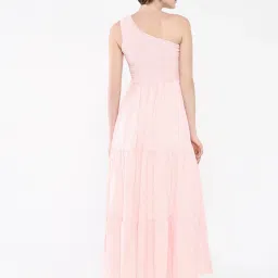 showoffff SHOWOFF Light Pink Regular Fit Maxi Dress image 2
