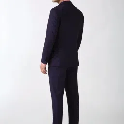 Peter England Navy Slim Fit Three Piece Suit image 2