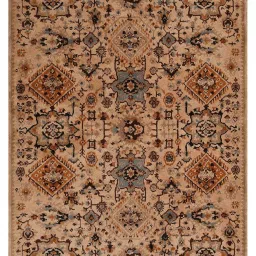 Presto Beige Polyester Traditional Carpet image 2