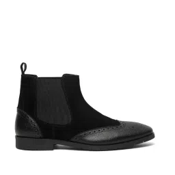 Teakwood Leathers Men's Black Chelsea Boots image 2