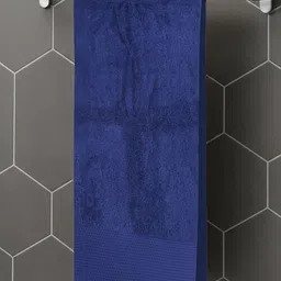 Ackross Navy Blue Cotton 650 GSM Quick Dry Bath Towel-picture-14