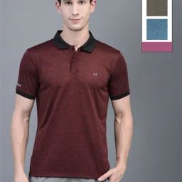 Force NXT Multicolored Regular Fit Sports Polo - Pack Of 3-picture-16