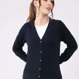 Monte Carlo Navy Blue Regular Fit Cardigan-picture-21