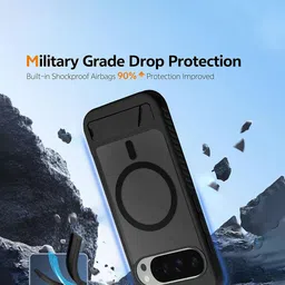 Karwan Unisex Impact Resistant Google Pixel 9 Pro XL Wireless Charging Back Case image 2