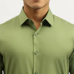 United Colors of Benetton Green Slim Fit Shirt image 5