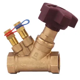Leader GM 275 Forged Brass G Double Regulating Balancing Valve With Nozzle 25 mm PN - 16-picture-26
