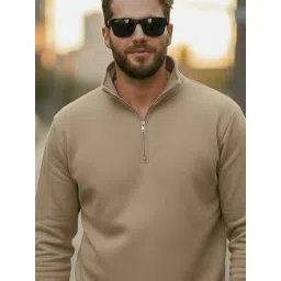 Mack Jonney Beige Regular Fit Sweatshirt image 4