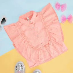 Pantaloons Junior Kids Pink Regular Fit Top-picture-20