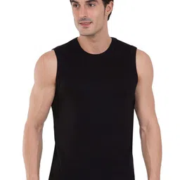 COLORS by Rupa Frontline Men Pack Of 3 Ribbed Anti-Bacterial Undershirt Vests image 2