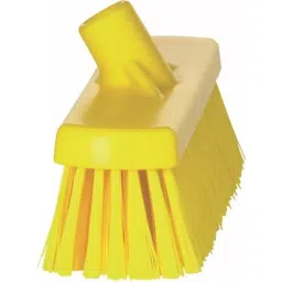 VIKAN Broom Yellow With Polyester, Polypropylene & Stainless Steel Bristles for General Purpose, 70686 image 2