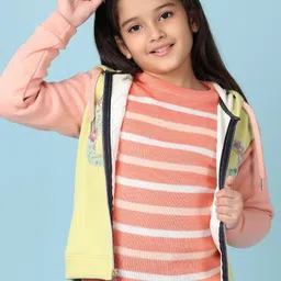 V-Mart Girls Graphic Printed Hooded Sweatshirt-picture-28