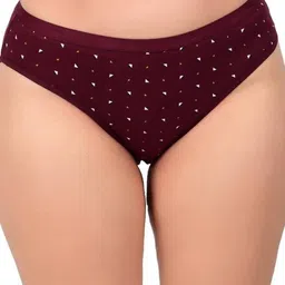 Nakshu Pack of 3 Micro Ditsy Printed Cotton Briefs image 4