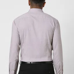 van heusen V Dot Men Spread Collar Abstract Printed Slim Fit Formal Shirt image 3