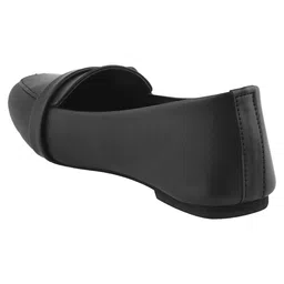 Shoetopia Buckle Detailed Ballerinas - Black image 3