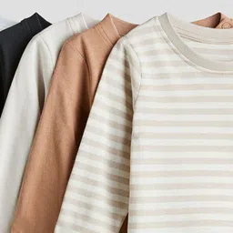 H&M 5-Pack Cotton T-shirts image 3