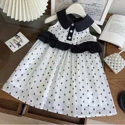 StyleCast x Revolte Girls Polka Dot Print A-Line Dress-picture-30
