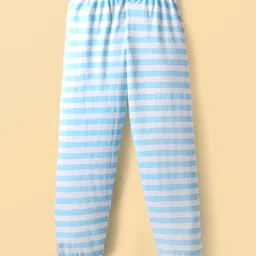 HoneyHap Disney Single Jersey Knit Half Sleeves Night Suit With Lion King Graphics - Light Blue image 5