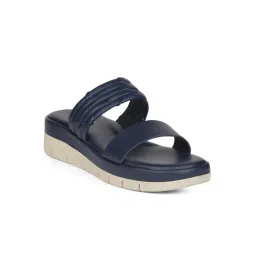 Bata Comfit Women Navy Blue Platform Heels-picture-27