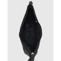 tommy hilfiger accessories Tommy Hilfiger Self-Design Black Polyester Sling Bag image 5