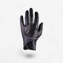 fouganza Horse Riding Gloves 500 Black image 1
