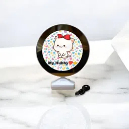 Anikmart White & Black 1 Pieces Plastic Table Photo Frames image 3