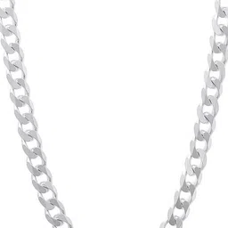 Basukiya Unisex Alloy Silver-Plated Chain image 2