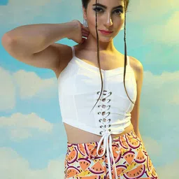 VANGULL Women Tie-Up Shoulder Straps Sleeveless Fitted Crop Top-image-57