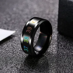 Iga collection Unisex Platinum-Plated Temperature Finger Ring image 5