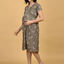 GOLDSTROMS Floral Print Maternity A-Line Dress image 4