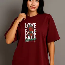 Moda Rapido Women Typography Printed T-shirt-picture-26