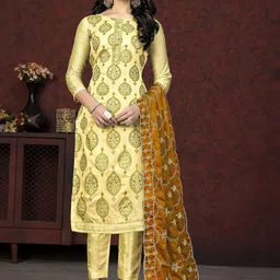 Maroosh Ethnic Motifs Embroidered Unstitched Dress Material-image-89