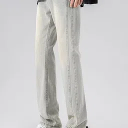 StyleCast Men Regular Fit Mid-Rise Light Fade Jeans image 2