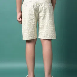 Crimsoune Club Boys Printed Slim Fit Mid-Rise Shorts image 2