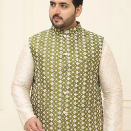 SOJANYA PLUS Embroidered Nehru Jackets-picture-37