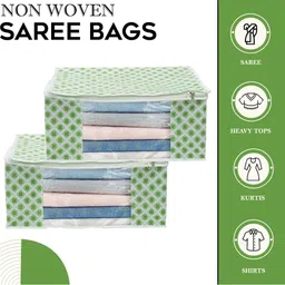 AMAK INC Green Fabric Multi-Utility Wardrobe Organisers image 3