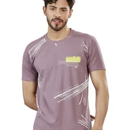 BE POSITIVE Men Striped Round Neck T-shirt-image-25