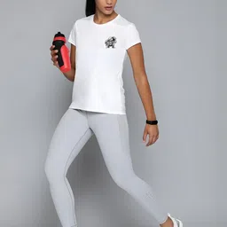 DressBerry Women White Polyester Printed Tshirts-picture-36
