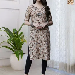 HERE&NOW Women Pack Of 2 Ethnic Motifs Printed Straight Kurta-picture-13