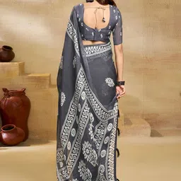 SANISA Ethnic Motifs Pure Georgette Designer Saree image 3