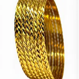 MAA sitala store Set of 8 Gold-Plated Bangle-picture-19