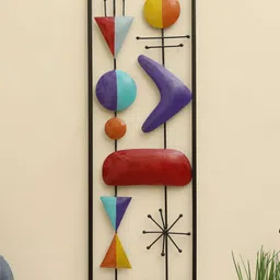 vedas Mystical India Red & Black W-Suki Wall Decor-picture-18