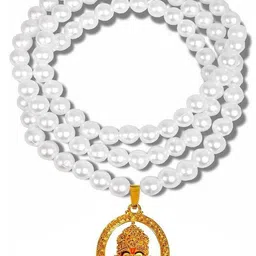 Utkarsh Gold-Plated Oval Pendants with Chains-picture-40