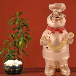 Zart Gold-Toned Figurine Showpiece-image-45