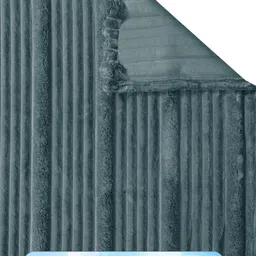 Myntra Elegant Homes Blue Striped 300TC Woolen King Bedsheet Set 2.50 m x 2.25 m image 4