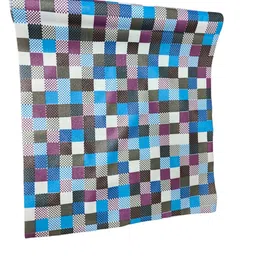 Mopak Decor Blue Set of 1 Regular Shelf Liner Organisers-picture-36