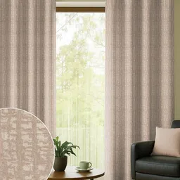 Myntra Elegant Homes Beige Set of 2 Black Out Door Curtain-image-32