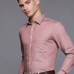 Louis Philippe Pure Cotton Slim Fit Formal Shirt-picture-36